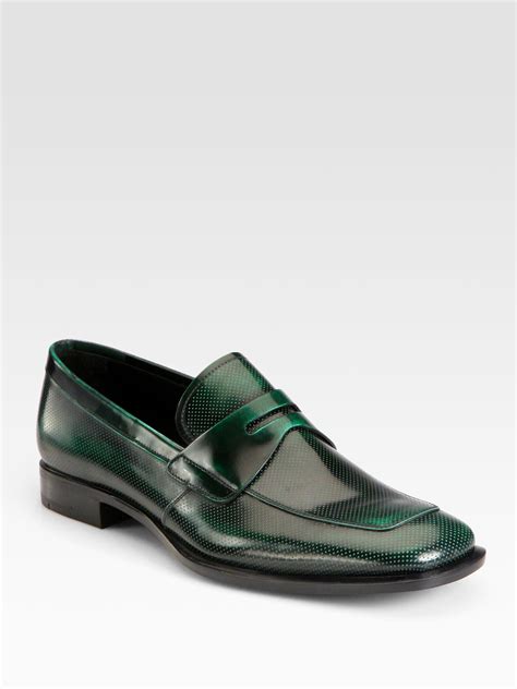 prada penny loafers men's.